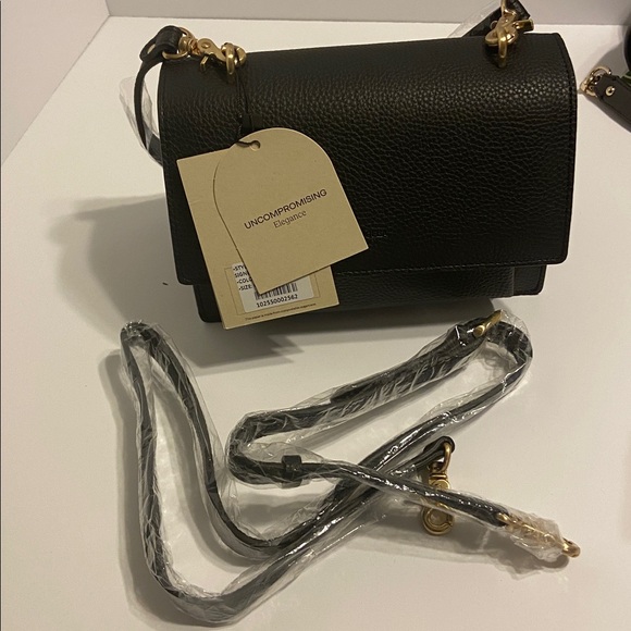 Angela Roi Eloise black vegan satchel crossbody - Picture 9 of 10